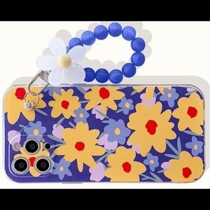 Blue yellow phone case